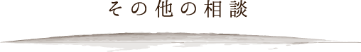 その他の相談